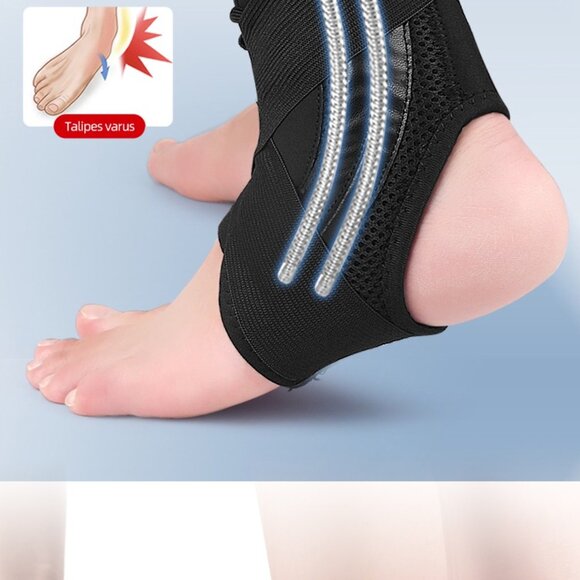 Ankle Brace Lace Up Compression Strap - Elastic Support & Adjustable Stabilizers - Picture 8 of 15